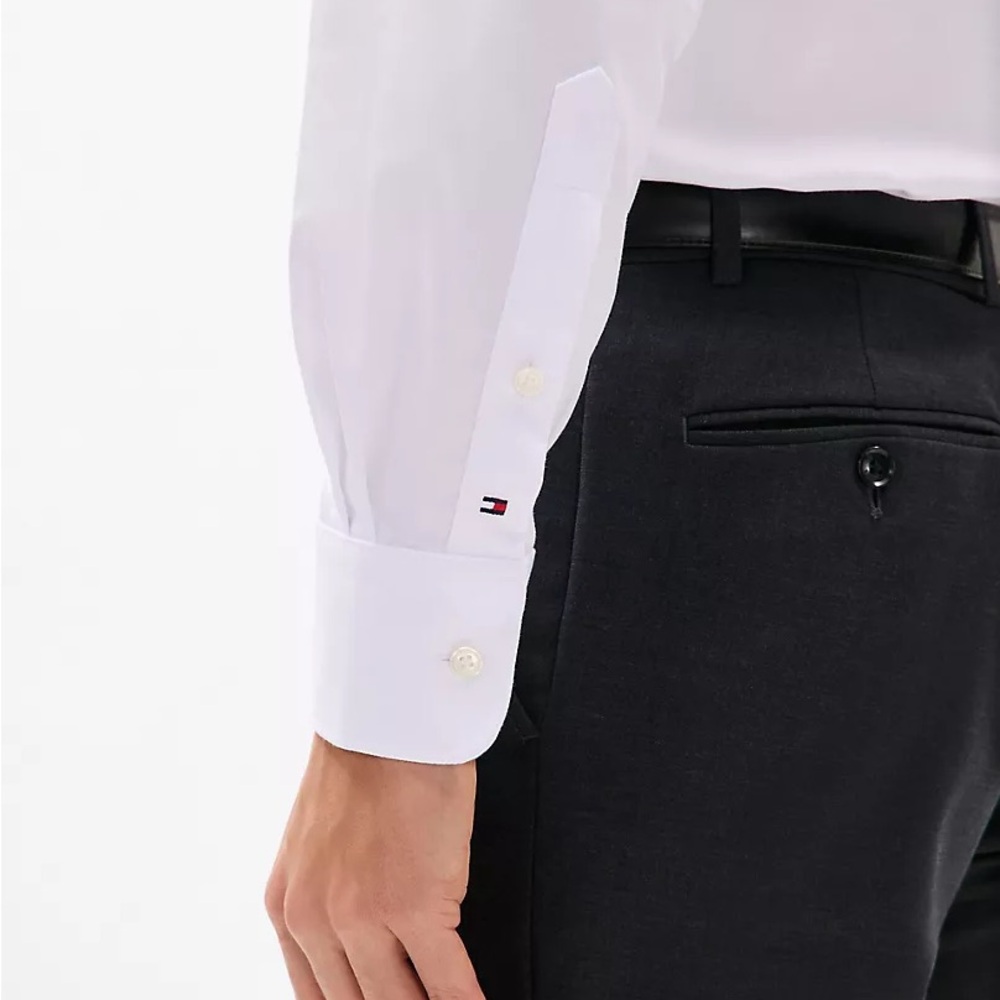 Tommy Hilfiger Men's White Dress Shirt